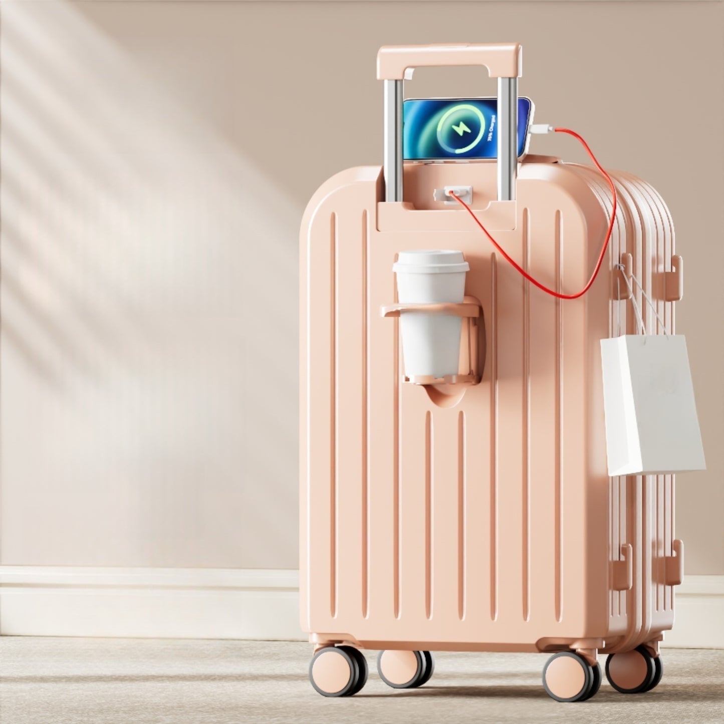 Small Lightweight Password Suitcase Durable Suitcase Trolley Case