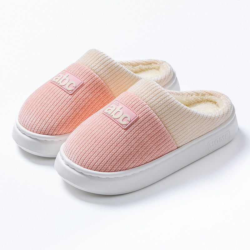 Women's Indoor Lightweight Thermal Cotton Slippers