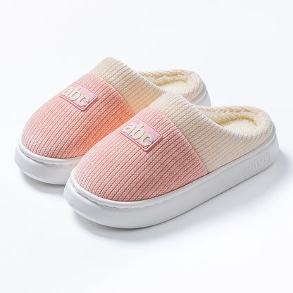 Women's Indoor Lightweight Thermal Cotton Slippers