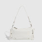 Solid Color Underarm Bag Shoulder Bag Double Bow Small Square Bag